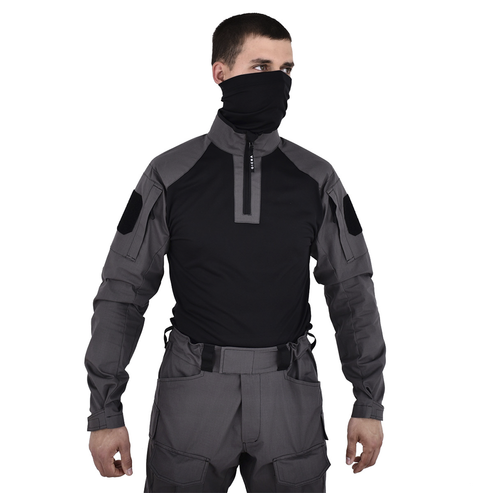 Рубашка Тип 2 mod.2 Серый Стрейч