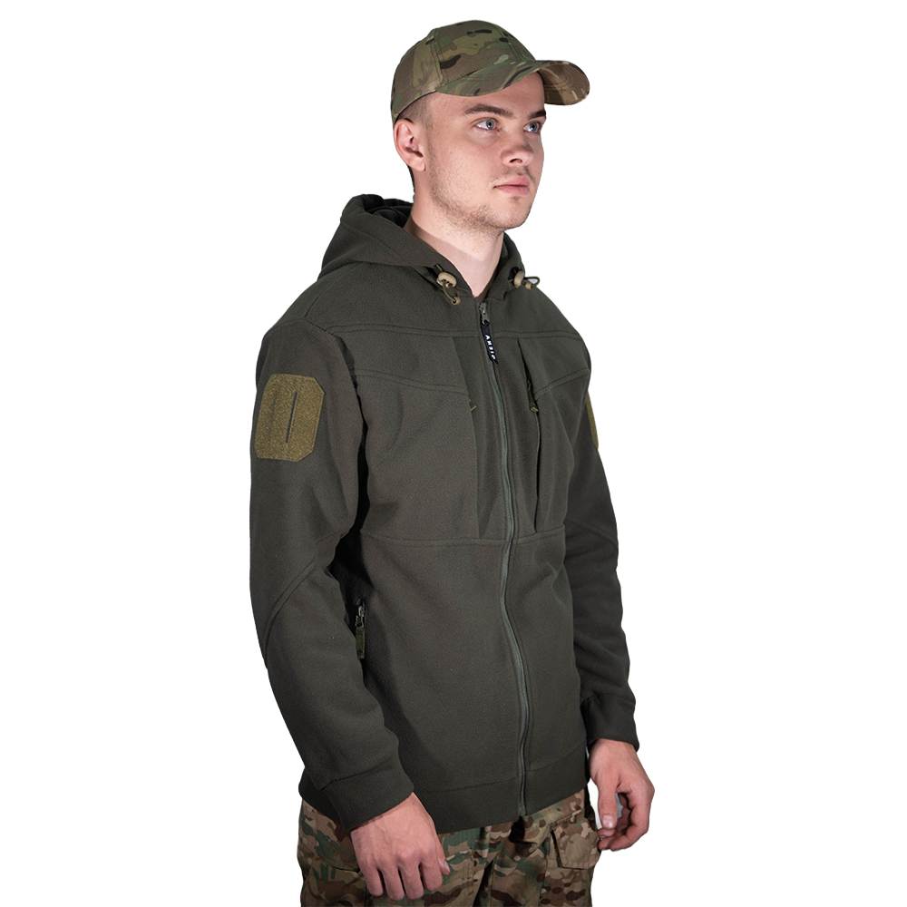 Флисовая толстовка Honour Олива