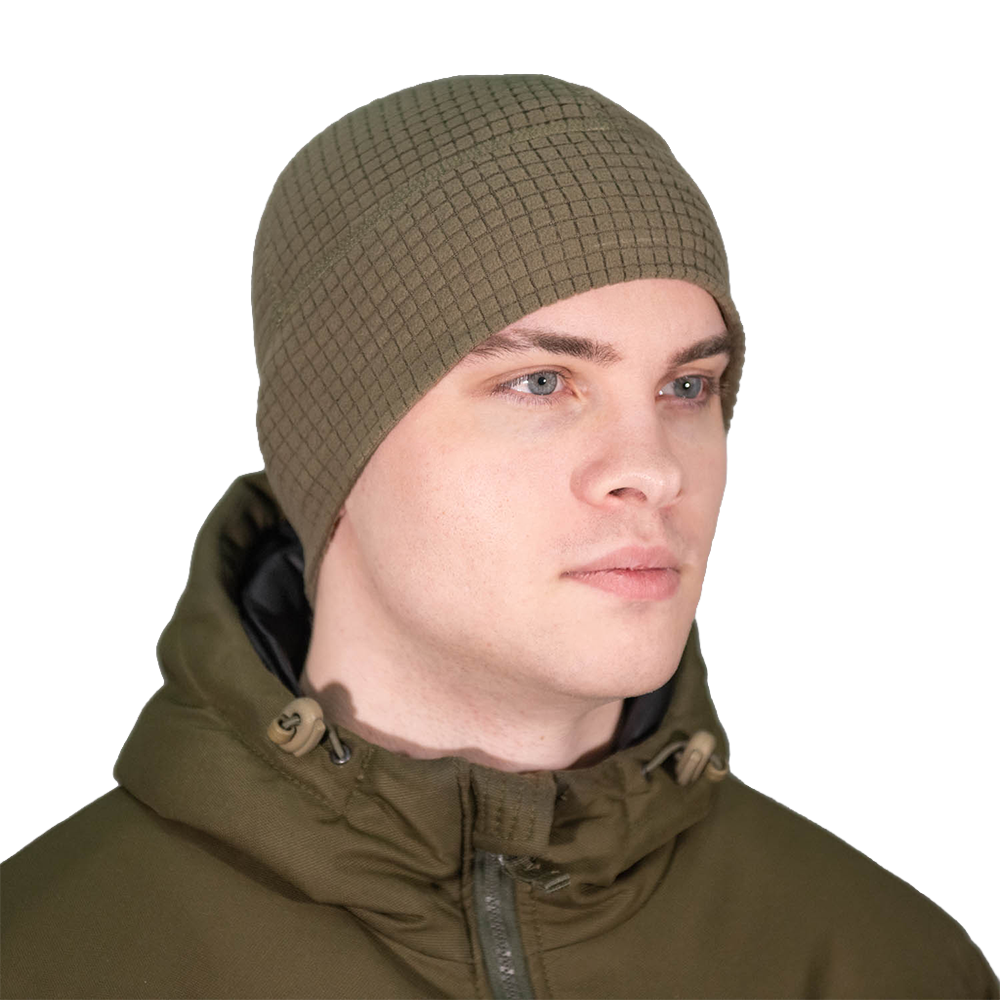 Флисовая шапка Cerber Олива