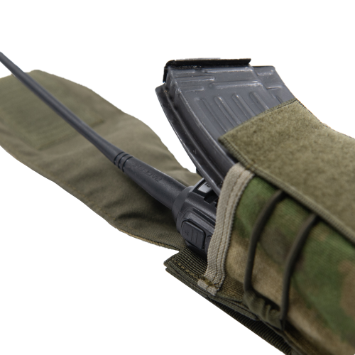 Подсумок 1-2АК "Универсальный" с отрывным клапаном Мох