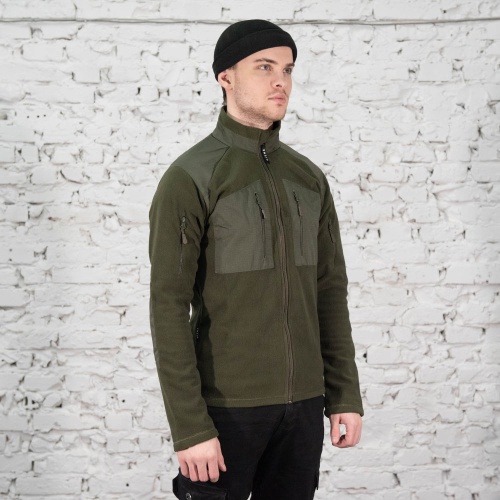 Флисовая кофта Canada Long Zip Олива