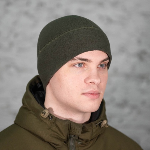 Флисовая шапка Warder Олива