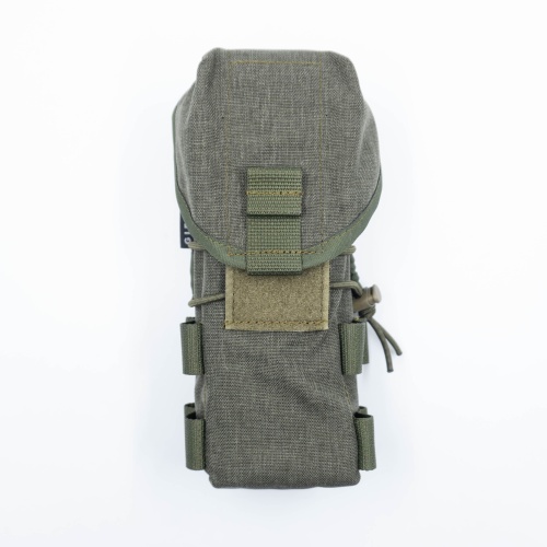 Подсумок 2АК закрытый "Лес" с перегородкой Олива