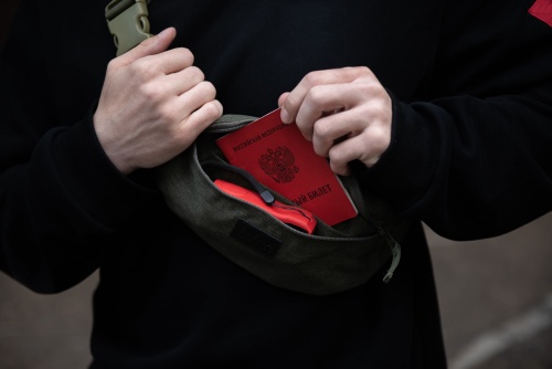 Сумка Ningo Олива-меланж