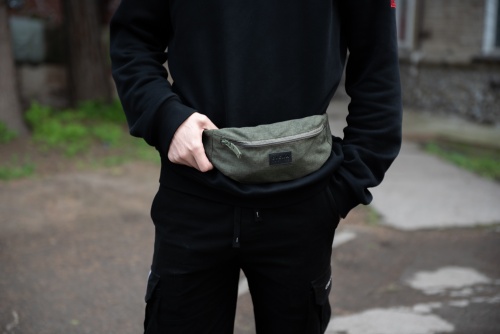 Сумка Ningo Олива-меланж