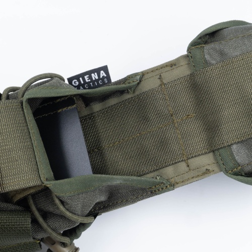 Подсумок 2АК закрытый "Лес" с перегородкой Олива